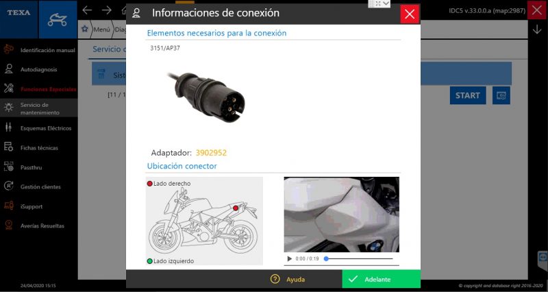 Scanner multimarca TEXA Navigator TXB Evolution – Motos tierra/agua/nieve / Motores Marinos